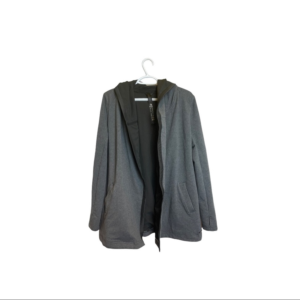 MPG hoodie workout cardigan